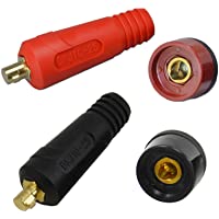 Juego de zócalos de conector de panel de cable de soldadura TIG DKJ10-25 y DKZ10-25 Montaje rápido 2set